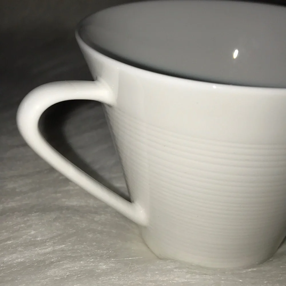 Crate&Barrel Nikko Fine Bone China cups (4)